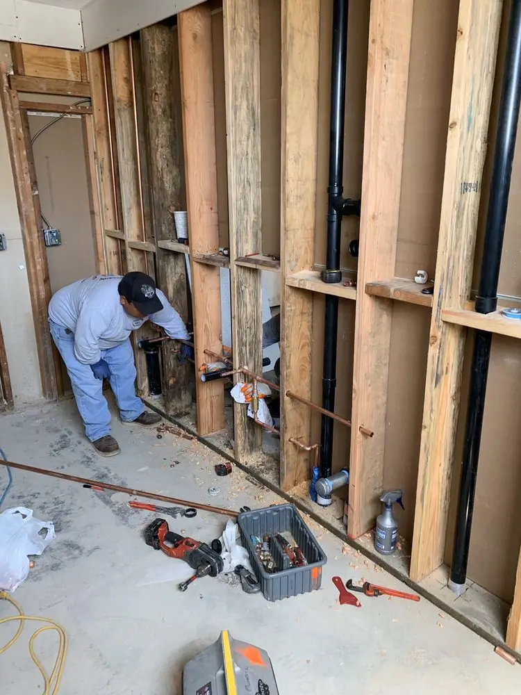 Commercial rough-in plumbing for Gas Line Repair in Windsor Estates